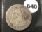 1861 Seated Half