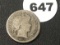 1893 Barber Dime
