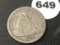 1842-O Seated Quarter, Small Date ?