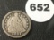 1847 Seated Dime