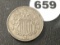 1868 Shield Nickel