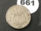 1869 Shield Nickel