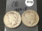 2 X $ 1924-S Peace Dollars