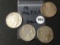 4 X $ 1926 P, D, S Peace Dollars