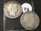 (2) 1907, 07-S Barber Half Dollars