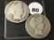 (2) 1909, 09-S Barber Half Dollars
