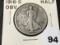 1916-S OBV Walking Liberty Half