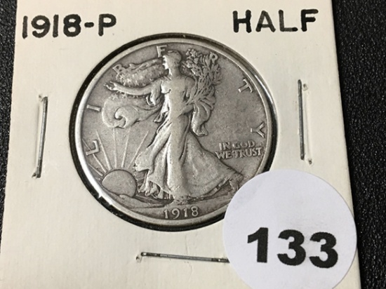 1918 Walking Liberty Half