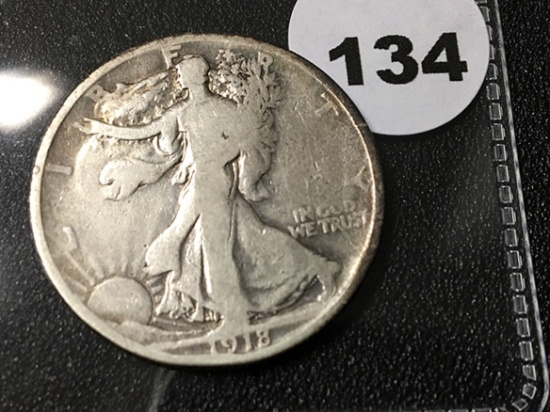 1918 Walking Liberty Half