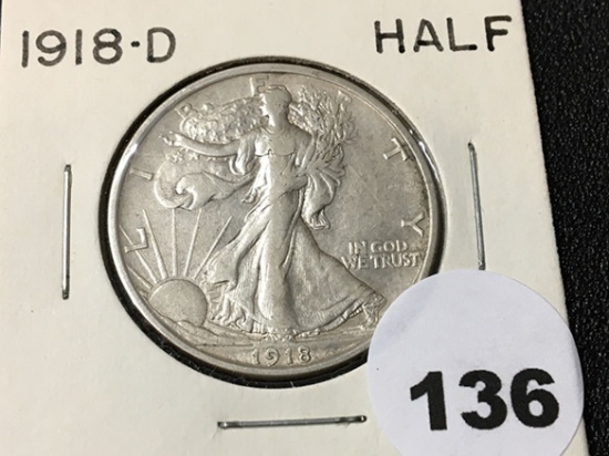 1918-D Walking Liberty Half