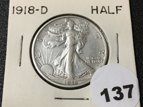 1918-D Walking Liberty Half