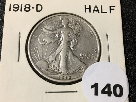 1918-D Walking Liberty Half