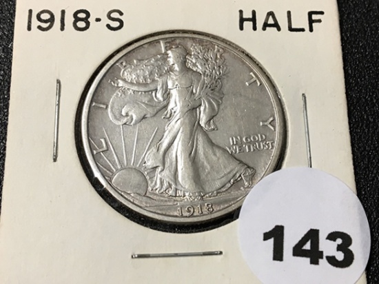 1918-S Walking Liberty Half