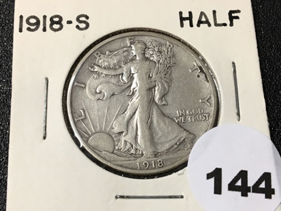 1918-S Walking Liberty Half