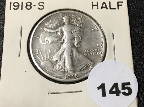 1918-S Walking Liberty Half