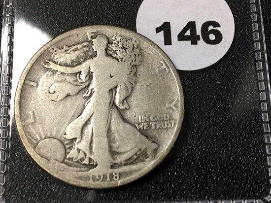 1918-S Walking Liberty Half
