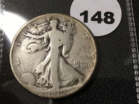 1919 Walking Liberty Half