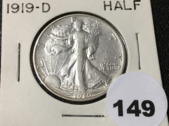 1919-D Walking Liberty Half
