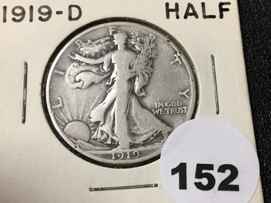 1919-D Walking Liberty Half