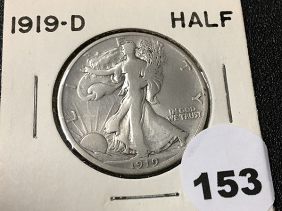 1919-D Walking Liberty Half