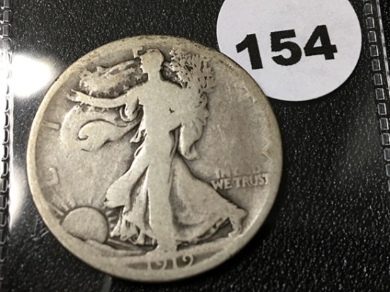 1919-D Walking Liberty Half