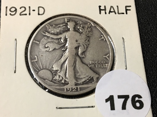 1921-D Walking Liberty Half