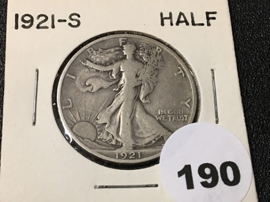 1921-S Walking Liberty Half