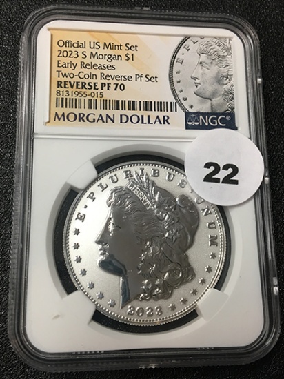 2023-S $1 Morgan Mint Set NGC Rev PR70 Early Releases