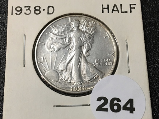 1938-D Walking Liberty Half