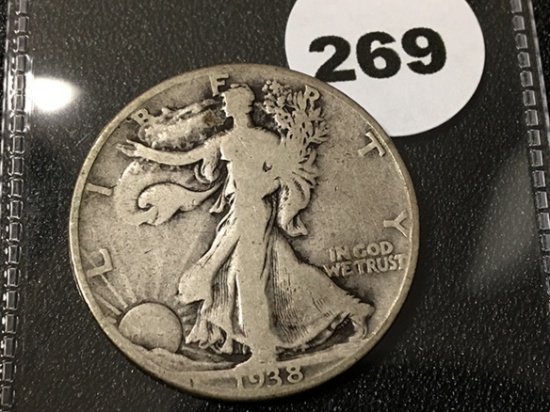 1938-D Walking Liberty Half