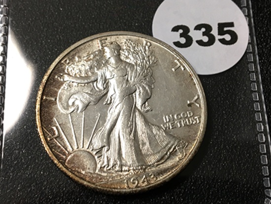 1943-S Walking Liberty Half, AU