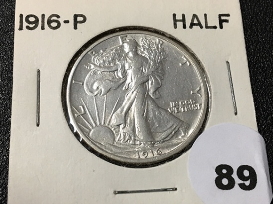 1916 Walking Liberty Half