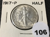 1917 Walking Liberty Half