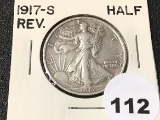 1917-S REV Walking Liberty Half