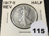 1917-S REV Walking Liberty Half
