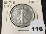 1917-S OBV Walking Liberty Half