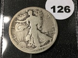1917-OBV Walking Liberty Half