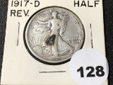 1917-D REV Walking Liberty Half