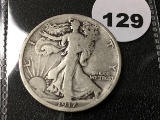 1917-D REV Walking Liberty Half