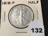 1918 Walking Liberty Half