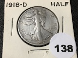 1918-D Walking Liberty Half
