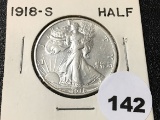 1918-S Walking Liberty Half