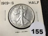 1919-S Walking Liberty Half