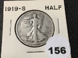 1919-S Walking Liberty Half