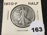 1920 Walking Liberty Half