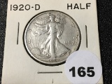 1920-D Walking Liberty Half