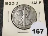 1920-D Walking Liberty Half