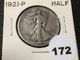 1921 Walking Liberty Half