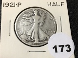 1921 Walking Liberty Half