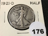 1921-D Walking Liberty Half